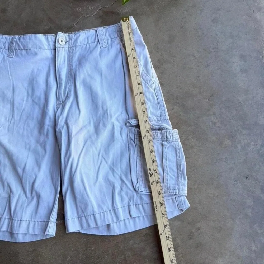 Aeropostale white baggy cargo shorts y2k vintage size 36x11
